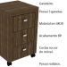 Gaveteiro para Escritório Home Office ME4108 MDP Nogal G69 - Gran Belo