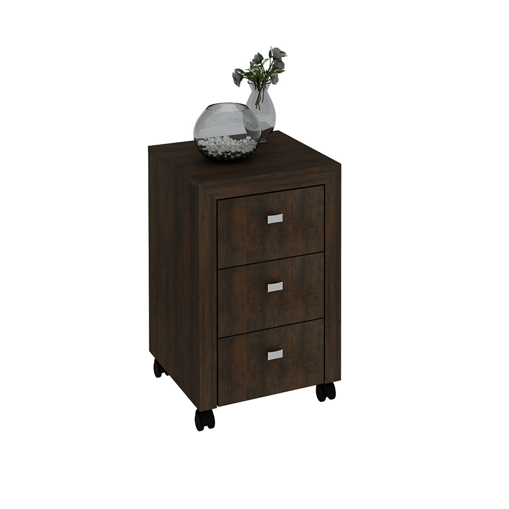 Gaveteiro para Escritório Home Office ME4108 MDP Rustico G69 - Gran Belo