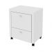 Gaveteiro para Escritório Home Office ME4112 MDP Branco G69 - Gran Belo