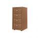 Gaveteiro para Escritório Home Office ME4133 MDP Amendoa G69 - Gran Belo