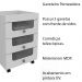 Gaveteiro para Escritório Home Office PE2013 MDP Branco G69 - Gran Belo