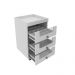 Gaveteiro para Escritório Home Office PE2013 MDP Branco G69 - Gran Belo