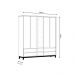 Guarda Roupa MDF 5 Portas Cullen 6 Gavetas OffWhite/Freijó G74 - Gran Belo