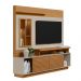 Home Decorativo Evan MDP/MDF Ripado com Nicho TV até 60 Polegadas Nature/Off White G77 - Gran Belo