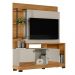 Home Decorativo Jatiuca MDP/MDF Ripado TV Até 50 Polegadas Nature/Off White G77 - Gran Belo