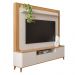 Home Decorativo Max MDP/MDF com Portas TV Até 70 Polegadas Tauari/Off White G77 - Gran Belo