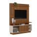 Home Decorativo Vicente MDF/MDP TV até 60 Polegadas Porta de Correr Jatobá/Off White G77 - Gran Belo