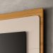 Home Estante Quantum em MDP/MDF para TV até 70 Polegadas Off White/Cinamomo G26 - Hb Móveis