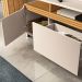 Home Estante para TV de até 70 Polegadas 2 Portas e 1 Gaveta MDP/MDF Mania OffWhite/Cinamomo G26 - Gran Belo