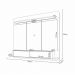 Home Painel  Suspenso Decorativo Messier para TV 70 Polegadas Off White/Champagne G26 - Gran Belo