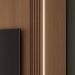 Home Suspenso Decorativo Rennes MDF/MDP c/LED para TV até 85 Polegadas Castanho/Off White G26 - Gran Belo
