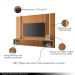 Home Suspenso Decorativo Rennes MDF/MDP c/LED para TV até 85 Polegadas Cinamomo/Off White G26 - Gran Belo