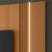 Home Suspenso Decorativo Rennes MDF/MDP c/LED para TV até 85 Polegadas Cinamomo/Off White G26 - Gran Belo