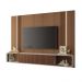 Home Suspenso Empire MDF/MDP LED TV até 85 Polegadas em Castanho/Off White G26 - Hb Móveis
