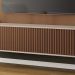 Home Suspenso Empire TV até 85 Polegadas MDF/MDP LED Castanho/Off White G26 - Hb Móveis