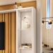 Home Theater Decorativo Perseu TV até 60" com LED Cinamomo/Off White  G26 - Gran Belo