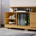 Home Theater Decorativo Ripado MDP/MDF Byron Off White/Cinamomo G26 - Gran Belo