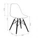 KIT 6 Cadeira Decorativa para Sala e Cozinha Garabit Branco G04 - Gran Belo