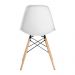 KIT 6 Cadeira Decorativa para Sala e Cozinha Garabit Branco G04 - Gran Belo