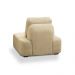 KIt 2 Poltronas Decorativas Santiago Sala de Estar Pés em Madeira Bouclê Bege G89 - Gran Belo