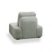 KIt 2 Poltronas Decorativas Santiago Sala de Estar Pés em Madeira Bouclê Cinza G89 - Gran Belo