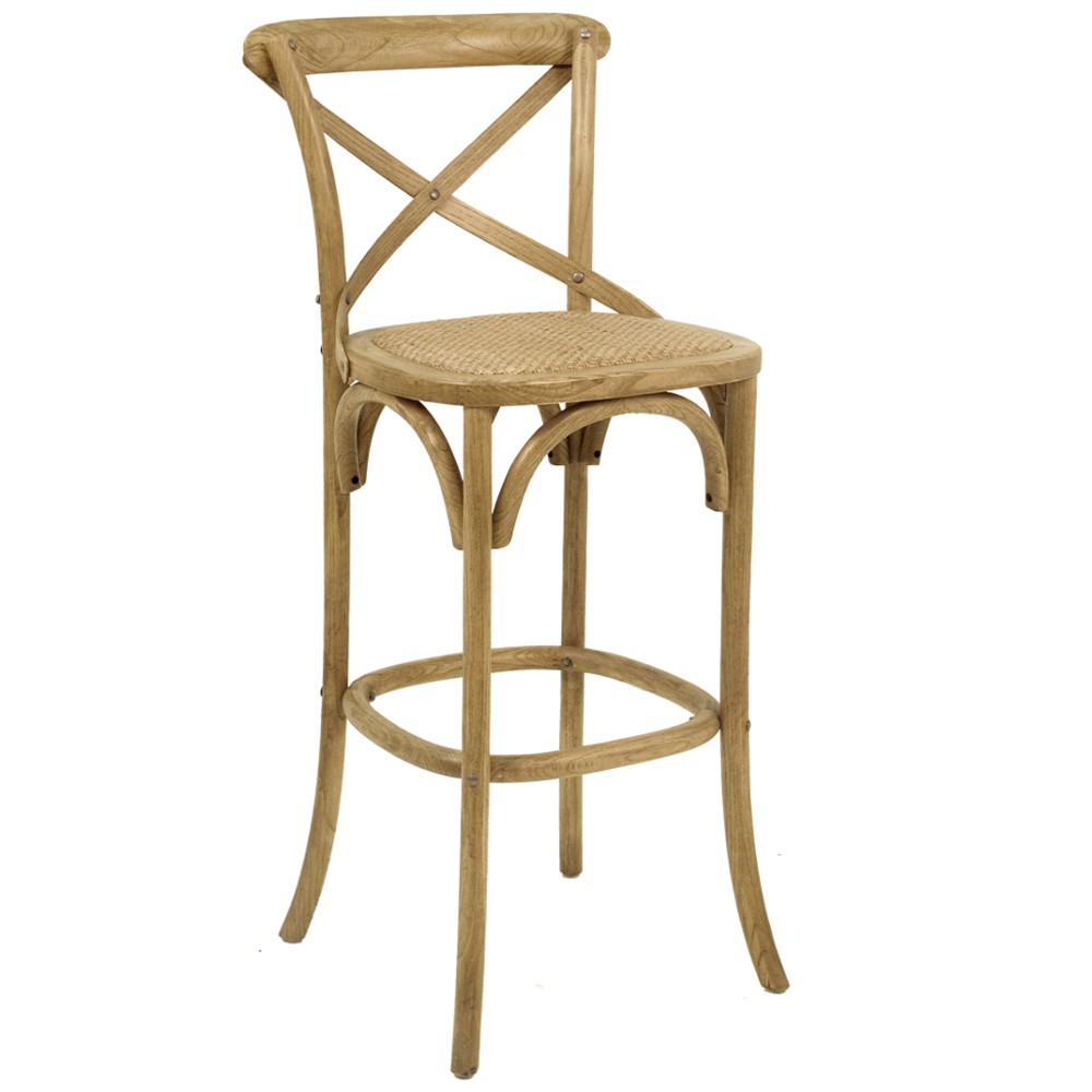 Kit 02 Banquetas Bistrô Gourmet Para Cozinha Blair Fixa Oak - Gran Belo