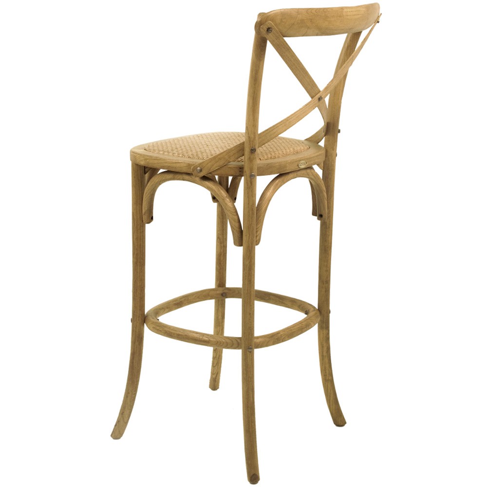 Kit 02 Banquetas Bistrô Gourmet Para Cozinha Blair Fixa Oak - Gran Belo