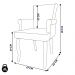 Kit 02 Cadeiras Sala de Jantar Belford Pés Madeira Veludo Preto G48 - Gran Belo
