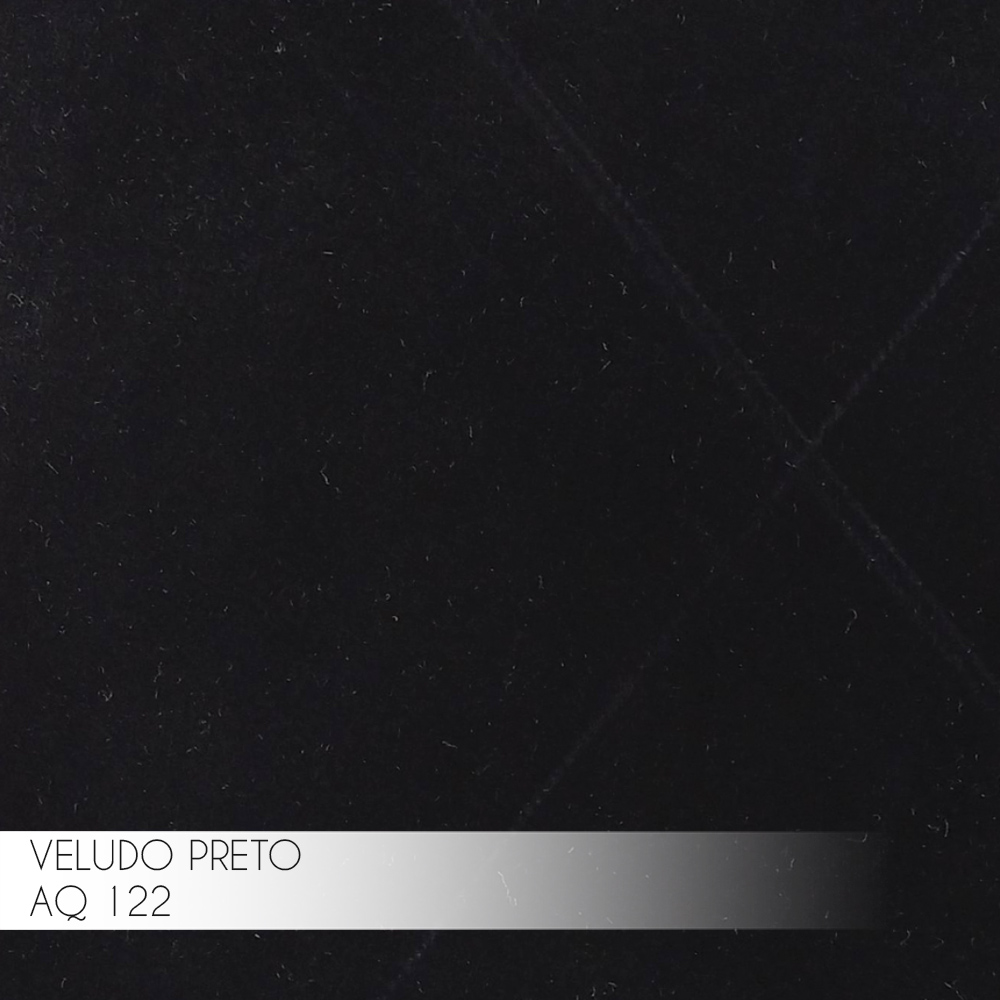 Kit 02 Cadeiras Sala de Jantar Belford Pés Madeira Veludo Preto G48 - Gran Belo