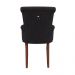 Kit 02 Cadeiras Sala de Jantar Belford Pés Madeira Veludo Preto G48 - Gran Belo