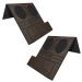 Kit 02 Esteiras Bandejas Com Suporte Para Copos e Controle Para Sofá MDF Tabaco G20 - Gran Belo
