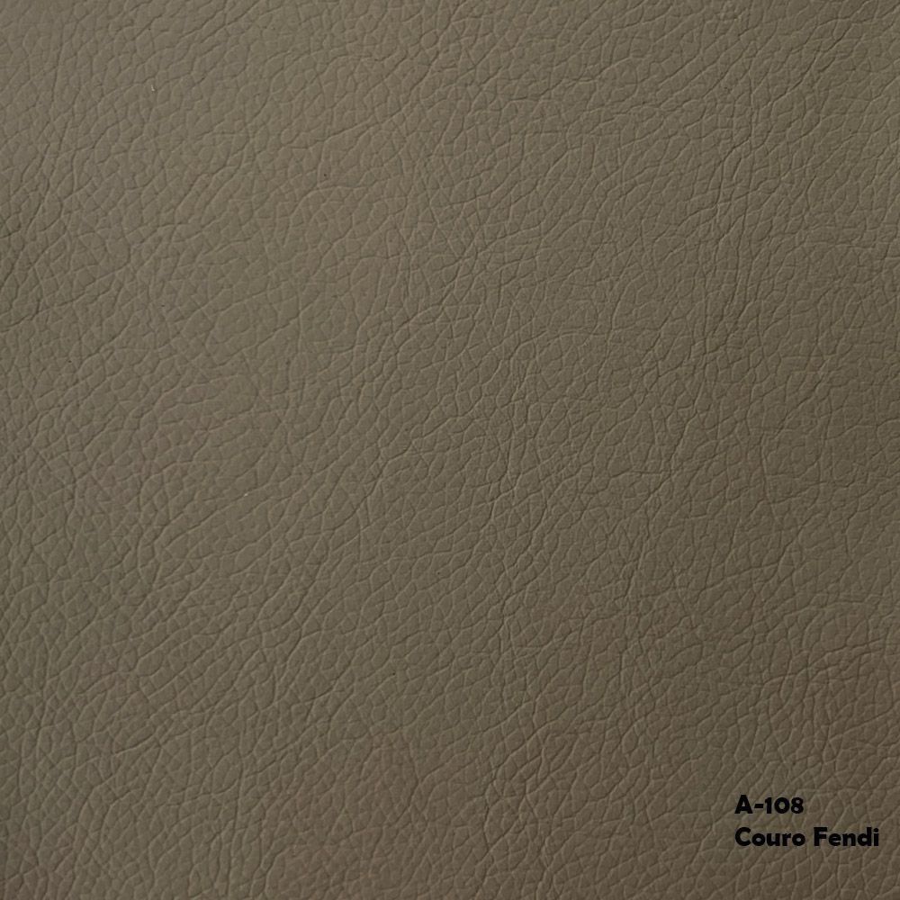 Kit 02 Poltronas Decorativa Bia Couro Fendi G58 - Gran Belo