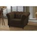 Kit 02 Poltronas Decorativa Maggiore Couro Conhaque G58 - Gran Belo