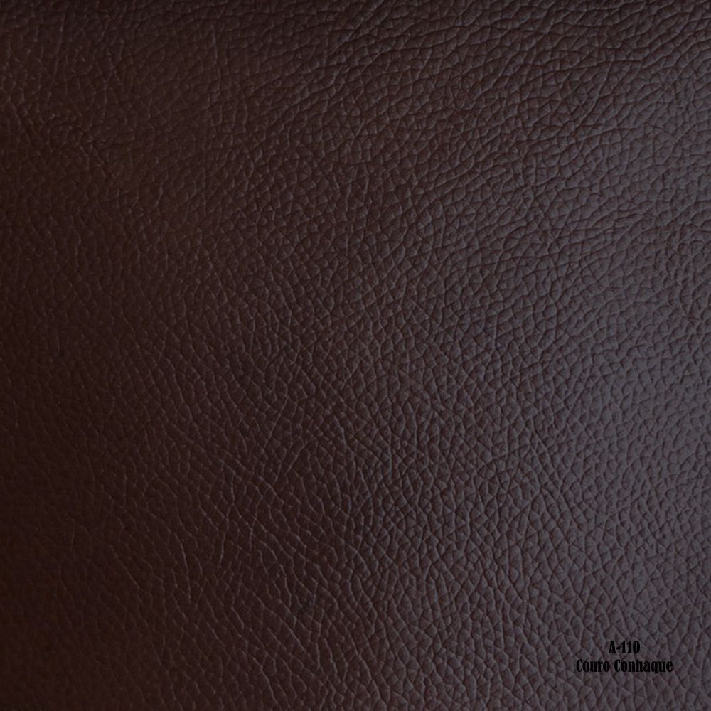 Kit 02 Poltronas Decorativa Maggiore Couro Conhaque G58 - Gran Belo