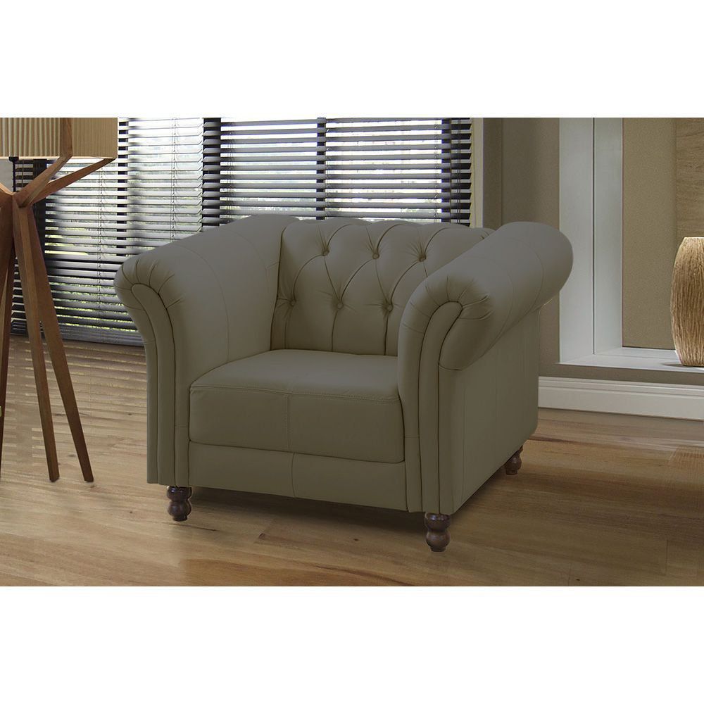 Kit 02 Poltronas Decorativa Maggiore Couro Fendi G58 - Gran Belo