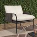 Kit 02 Poltronas Decorativas Pablo Couro OffWhite/Café G34 - Gran Belo