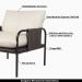 Kit 02 Poltronas Decorativas Pablo Couro OffWhite/Café G34 - Gran Belo