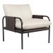 Kit 02 Poltronas Decorativas Pablo Couro OffWhite/Café G34 - Gran Belo
