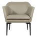 Kit 02 Poltronas Decorativas Rosalie Couro Bege G34 - Gran Belo