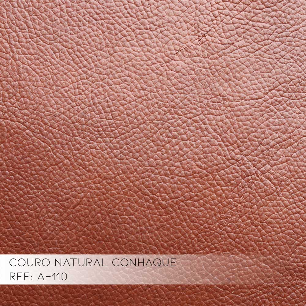 Kit 02 Poltronas Decorativas Sala de Estar Bia Couro Caramelo G58 - Gran Belo