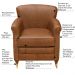 Kit 02 Poltronas Decorativas Sala de Estar Brunei Pés Príncipe Couro Mel G58 - Gran Belo