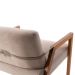 Kit 02 Poltronas Decorativas Sala de Estar Dux com Detalhe em PU Sintético Marrom G66 - Gran Belo