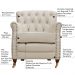 Kit 02 Poltronas Decorativas Sala de Estar Níger Pés Príncipe Off White G58 - Gran Belo
