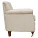 Kit 02 Poltronas Decorativas Sala de Estar Níger Pés Príncipe Off White G58 - Gran Belo