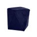 Kit 02 Puffs Decorativo Sala de Estar Blois Veludo Azul Bic G15 - Gran Belo