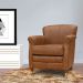 Kit 03 Poltronas Decorativas Sala de Estar Brunei Pés Príncipe Couro Mel G58 - Gran Belo
