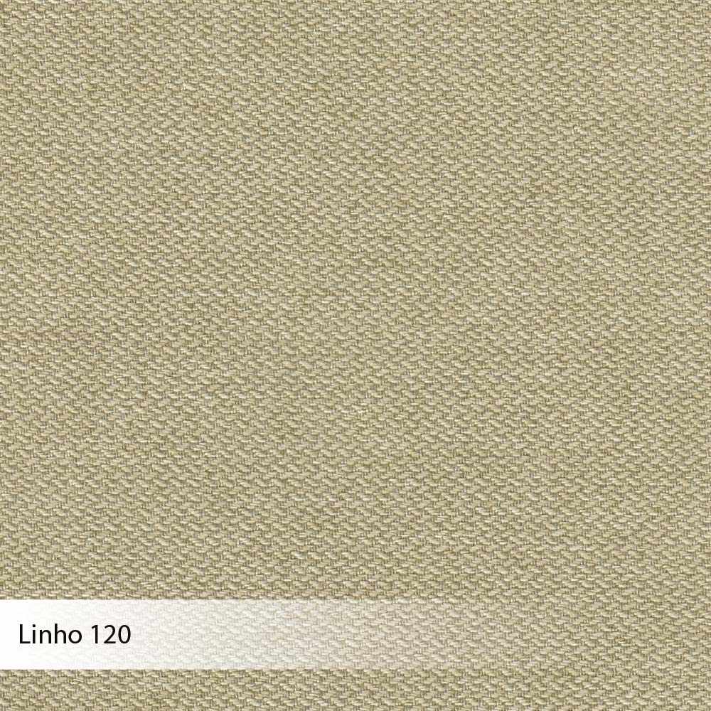 Kit 04 Cadeiras Decorativas Sala de Jantar Madeira Champagne Ravi Linho Bege G60 - Gran Belo