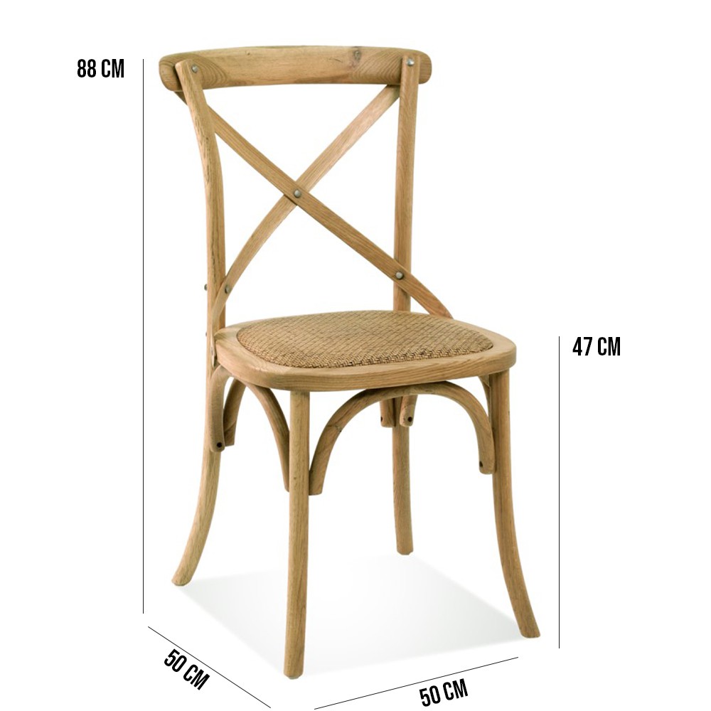 Kit 04 Cadeiras Para Sala de Jantar Cozinha Blair Oak G04 - Gran Belo