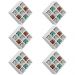 Kit 06 Nichos Porta Toalhas 09 Lugares 40x40cm Branco G01 - Gran Belo