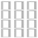 Kit 12 Nichos Organizador 30x30cm Branco G01 - Gran Belo